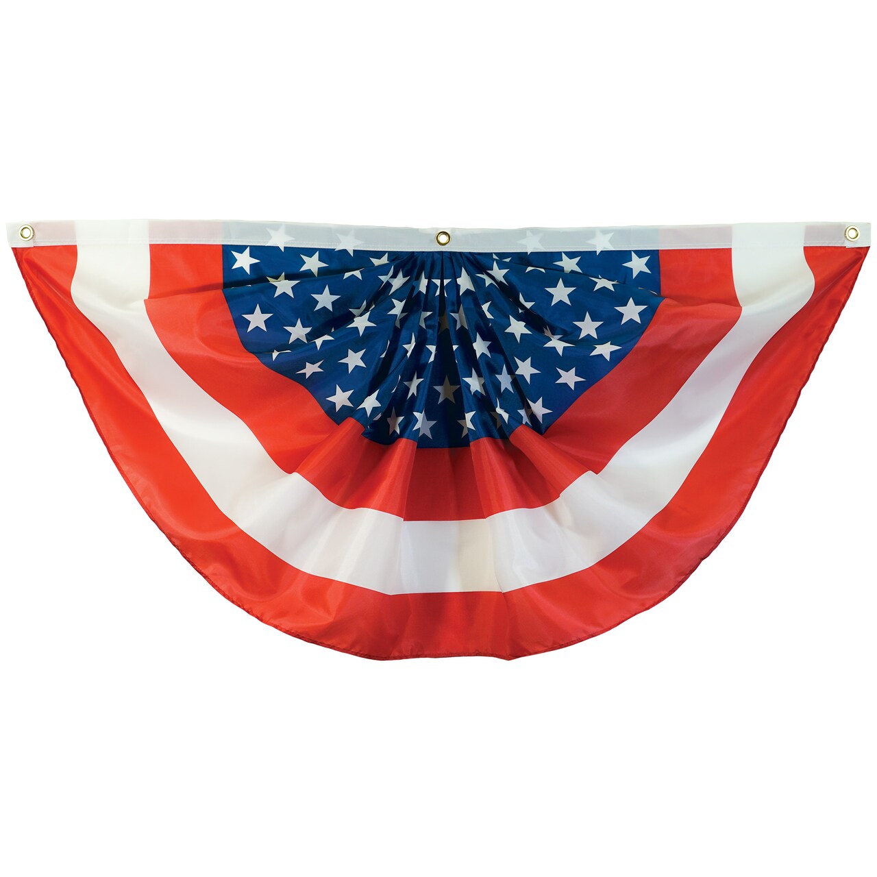 In the Breeze Center Stars Printed Bunting, 2 x 4, Fourth of July Décor, 3710